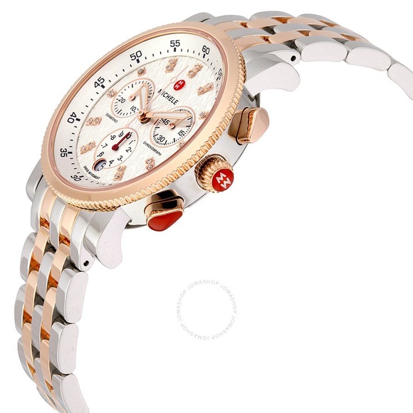 MICHELE DIAMOND CHRONOGRAPH WATCH - Picture 8 of 9